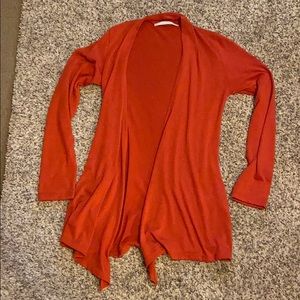 Burnt orange cardigan
